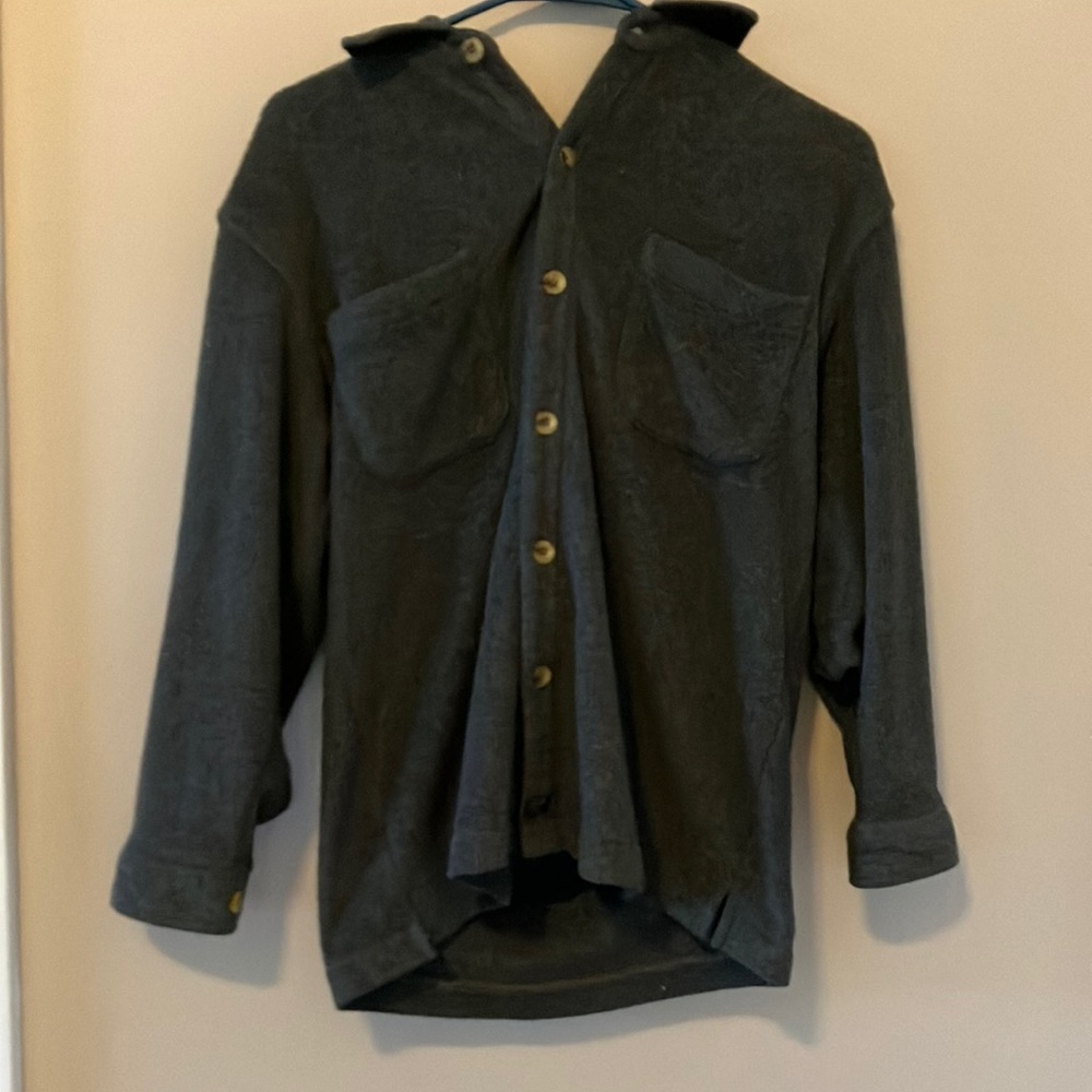Youth Boys JUNEAU Wool Button Up Size XL
